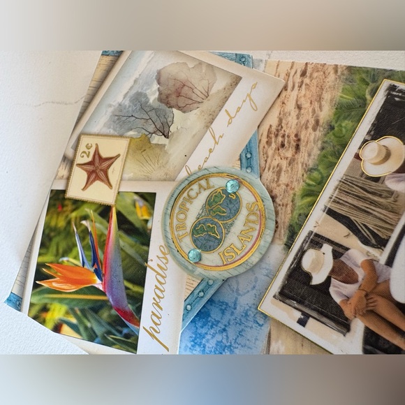 NWT Tropical Beach Stationary Note Pad - Picture 8 of 8